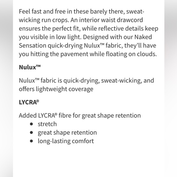 Lululemon Fast & Free Crop (19”) Midnight Navy Size 4 - Picture 9 of 16